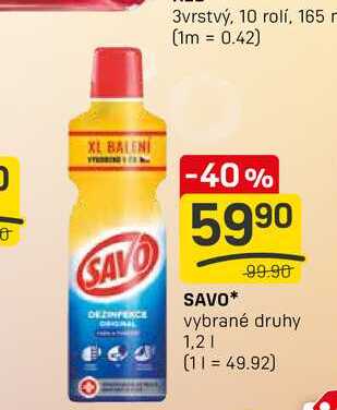 SAVO vybrané druhy 1,2l