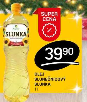 OLEJ SLUNEČNICOVÝ SLUNKA 1l