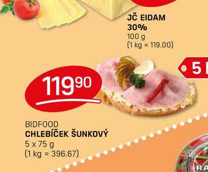 CHLEBÍČEK ŠUNKOVÝ 5 x 75 g