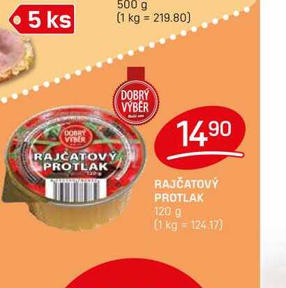 RAJČATOVÝ PROTLAK 120 g