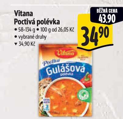 Vitana Poctivá polévka 58-134 g 