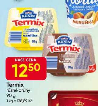 KUNÍN Termix různé druhy 90 g