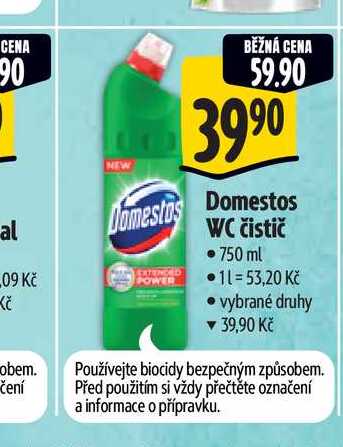   Domestos WC čistič  750 ml 