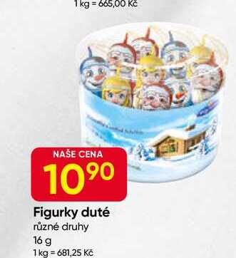 Figurky duté různé druhy 16 g