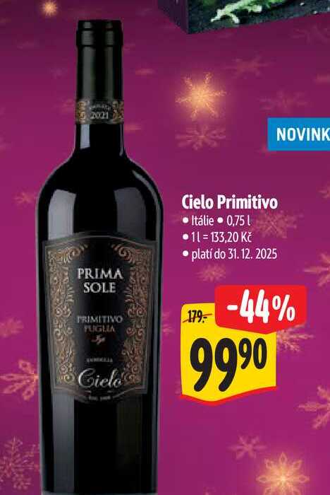 Cielo Primitivo  0,75 l 