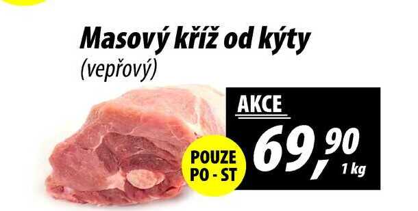Masový kříž od kýty (vepřový), 1 kg 