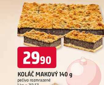 KOLÁČ MAKOVÝ 140 g