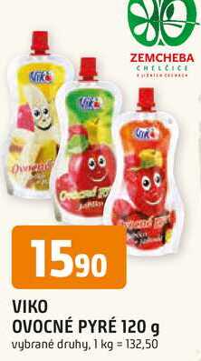 VIKO OVOCNÉ PYRÉ 120 g