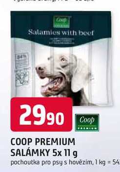 COOP PREMIUM SALÁMKY 5x 11 g
