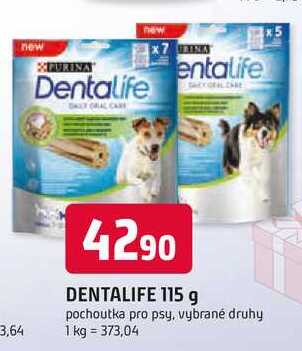 PURINA DENTALIFE 115 g pochoutka pro psy