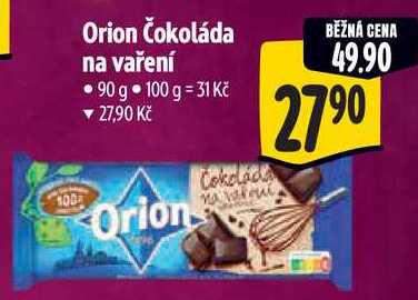 Orion Čokoláda na vaření, 90 g