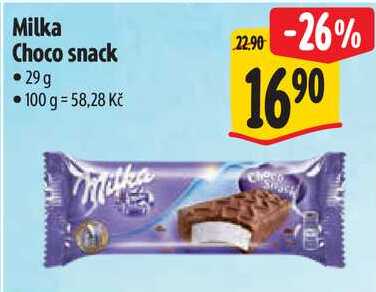 Milka Choco snack, 29 g