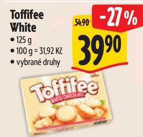 Toffifee White, 125 g