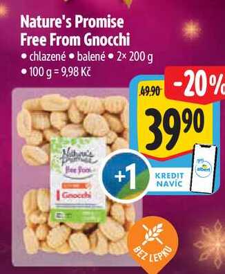 Nature's Promise Free From Gnocchi, 2x 200 g