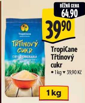 TropiCane Třtinový cukr, 1 kg