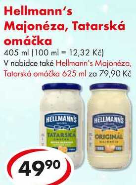 Hellmann's Majonéza, Tatarská omáčka, 405 ml 