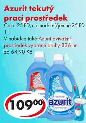 Azurit tekutý prací prostředek, 25 PD
