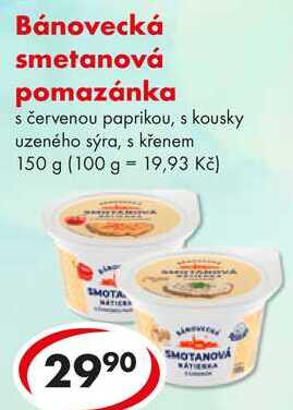Bánovecká smetanová pomazánka, 150 g
