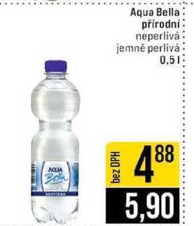 Aqua Bella přírodní neperlivȧ jemně perlivá 0,5l