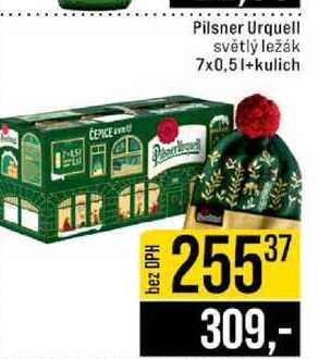 Pilsner Urquell světlý ležák 7x0,5l+kulich