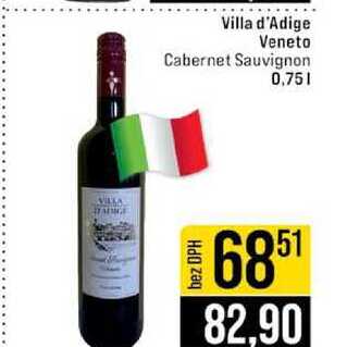Villa d'Adige Veneto Cabernet Sauvignon 0,75l