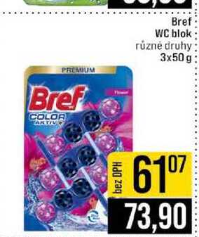 Bref WC blok různé druhy 3x50 g