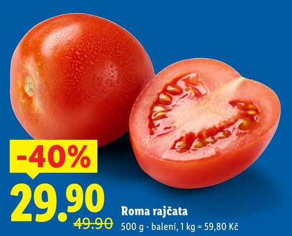 Roma rajčata, 500 g