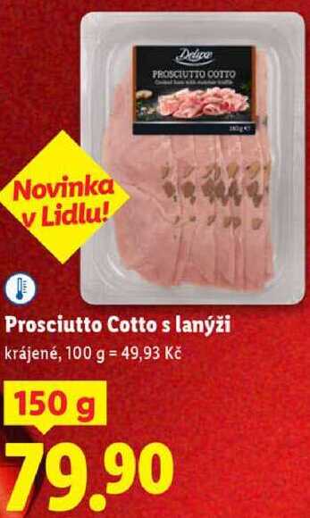 Prosciutto Cotto s lanýži, 150 g