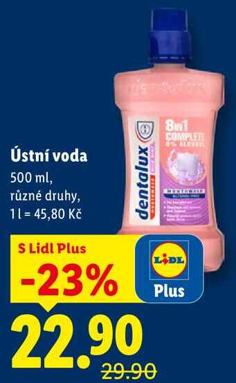 Ústní voda, 500 ml