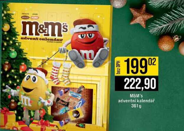 M&M's adventní kalendář 361g 