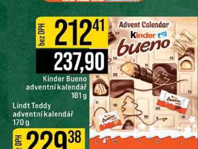 Kinder Bueno adventní kalendář 181 g 