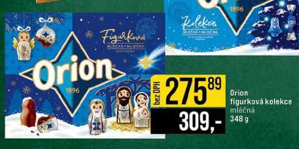 Orion figurková kolekce mléčná 348 g 