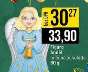 Figaro Anděl mléčna čokolada 60 g 