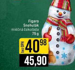 Figaro Snehulák mléčná čokoláda 75g 