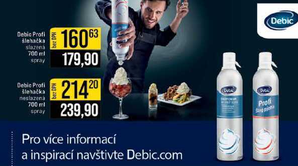 Debic Profi šlehačka neslazená 700 ml