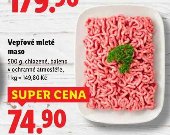 Vepřové mleté maso, 500 g