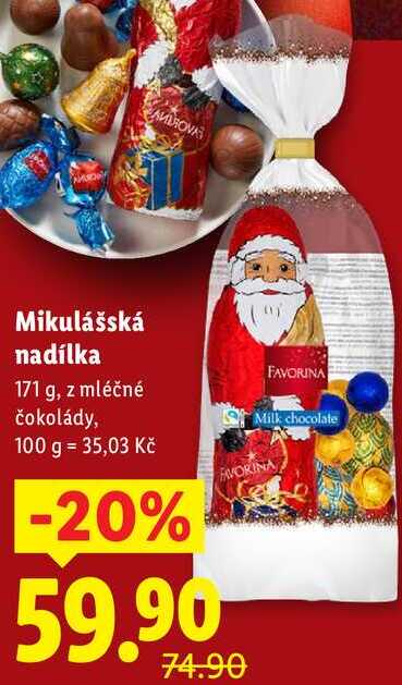 Mikulášská nadílka, 171 g