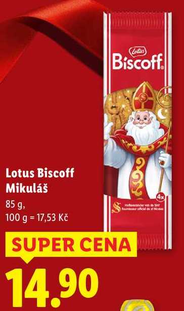 Lotus Biscoff Mikuláš, 85 g