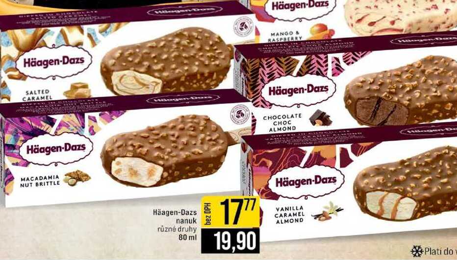 Häagen-Dazs nanuk různé druhy 80 ml 