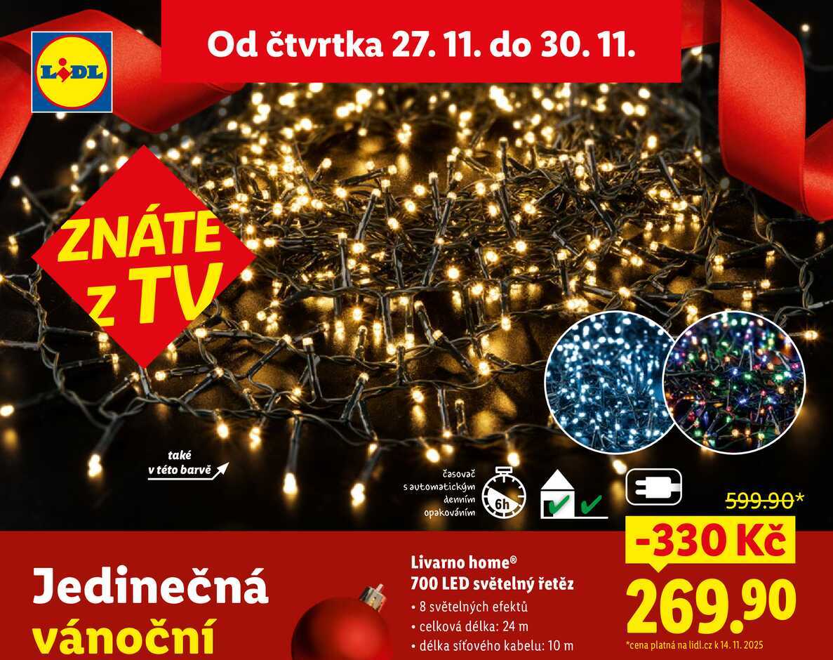 Livarno home 700 LED světelný řetěz 