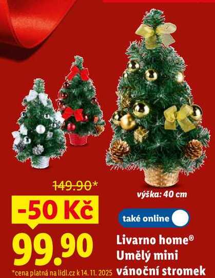 Livarno home Umělý mini vánoční stromek 