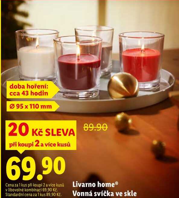 Livarno home Vonná svíčka ve skle