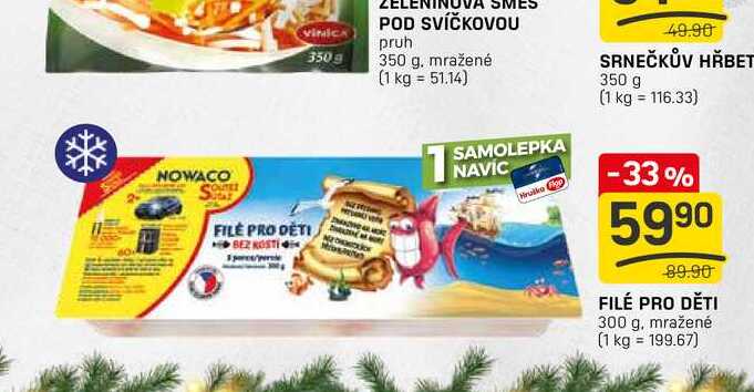 FILÉ PRO DĚTI 300 g, mražené  