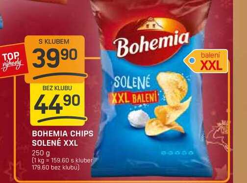 BOHEMIA CHIPS SOLENÉ XXL 250 g