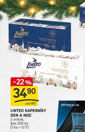 LINTEO KAPESNÍKY DEN A NOC 2 vrstvé, Box 200 ks