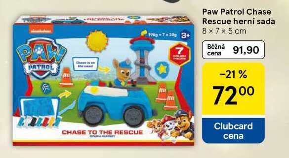 Paw Patrol Chase Rescue herní sada, 8 × 7 × 5 cm  