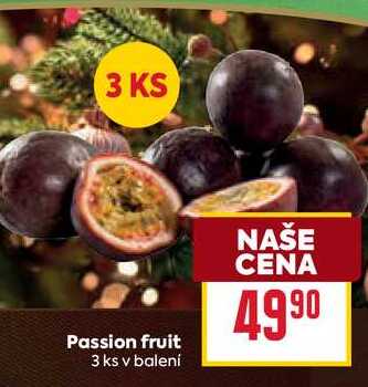 Passion fruit 3 ks v balení 