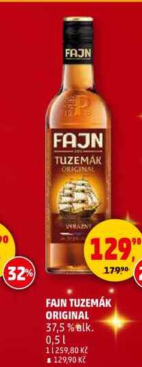 FAJN TUZEMÁK ORIGINAL, 0,5 l