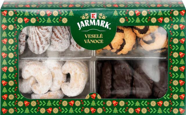 K-Jarmarj Vánoční cukroví 4 druhy