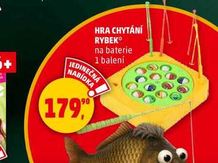HRA CHYTÁNÍ RYBEK, 1 balení 